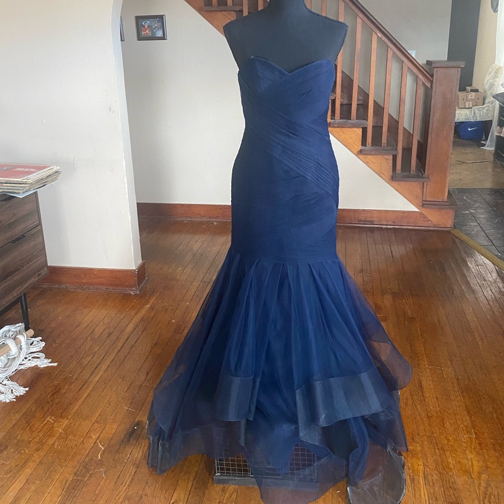 Navy ballgown